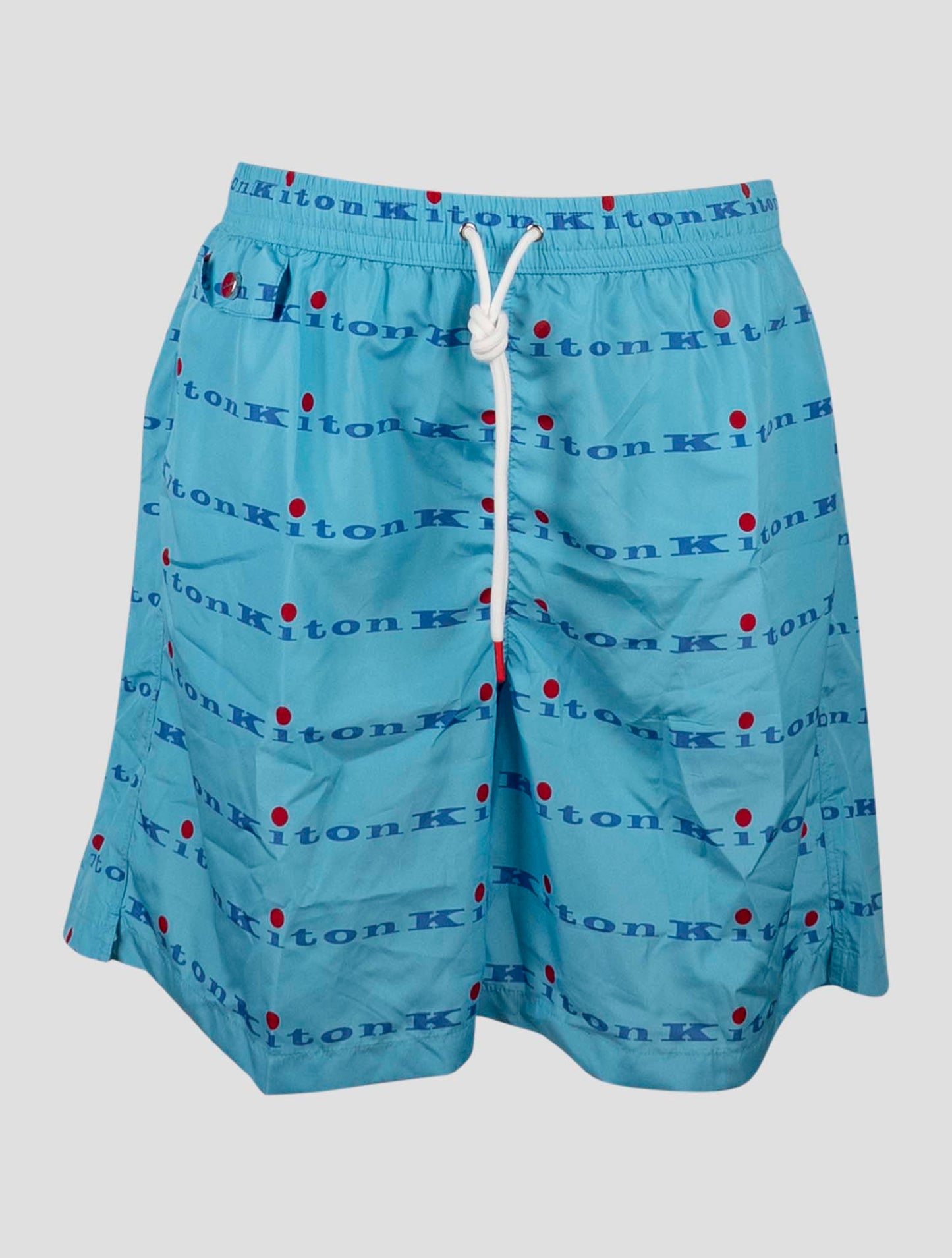 Kiton Light Blue Pl Swim Trunks