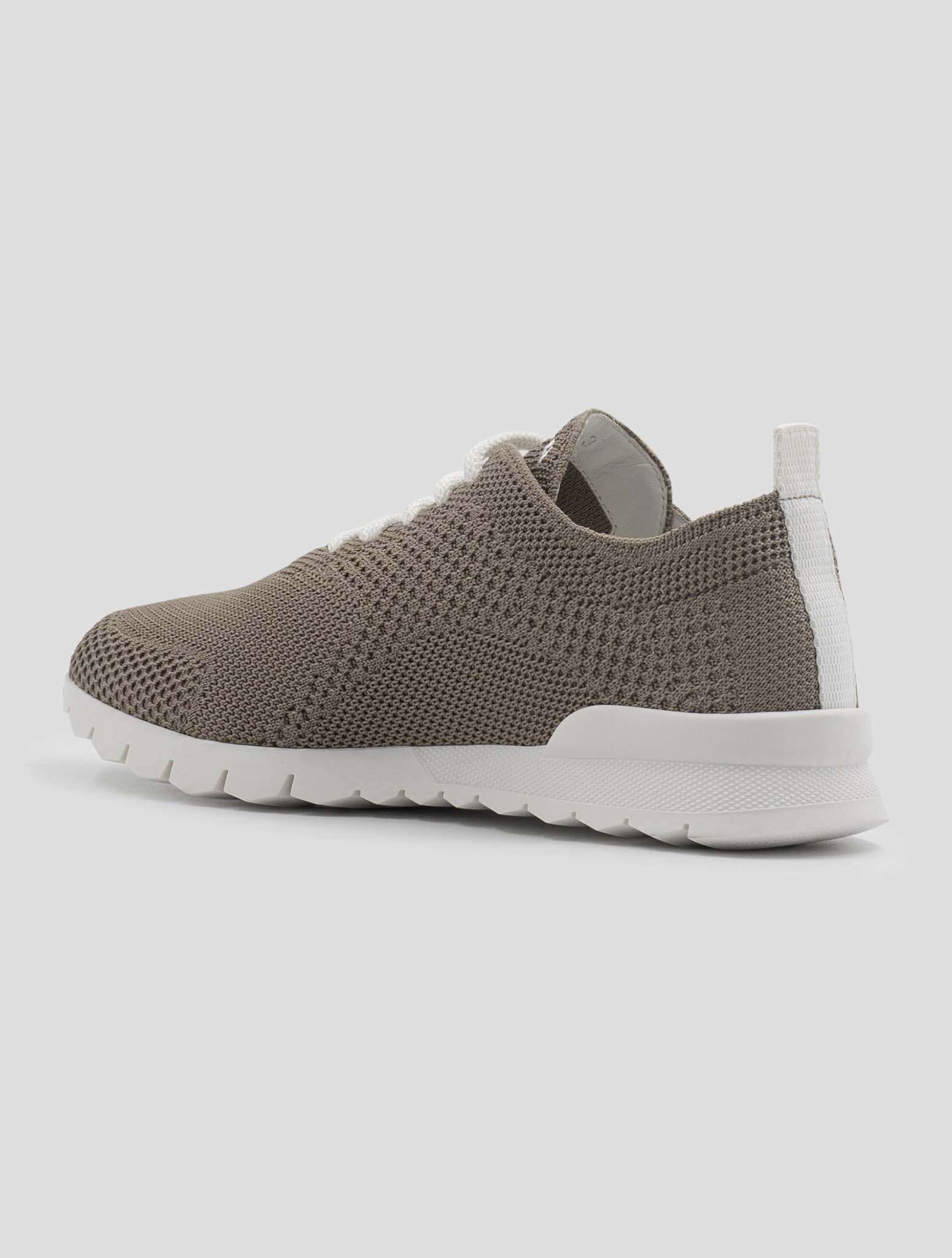 Kiton Brown Cotton Ea Sneakers Women