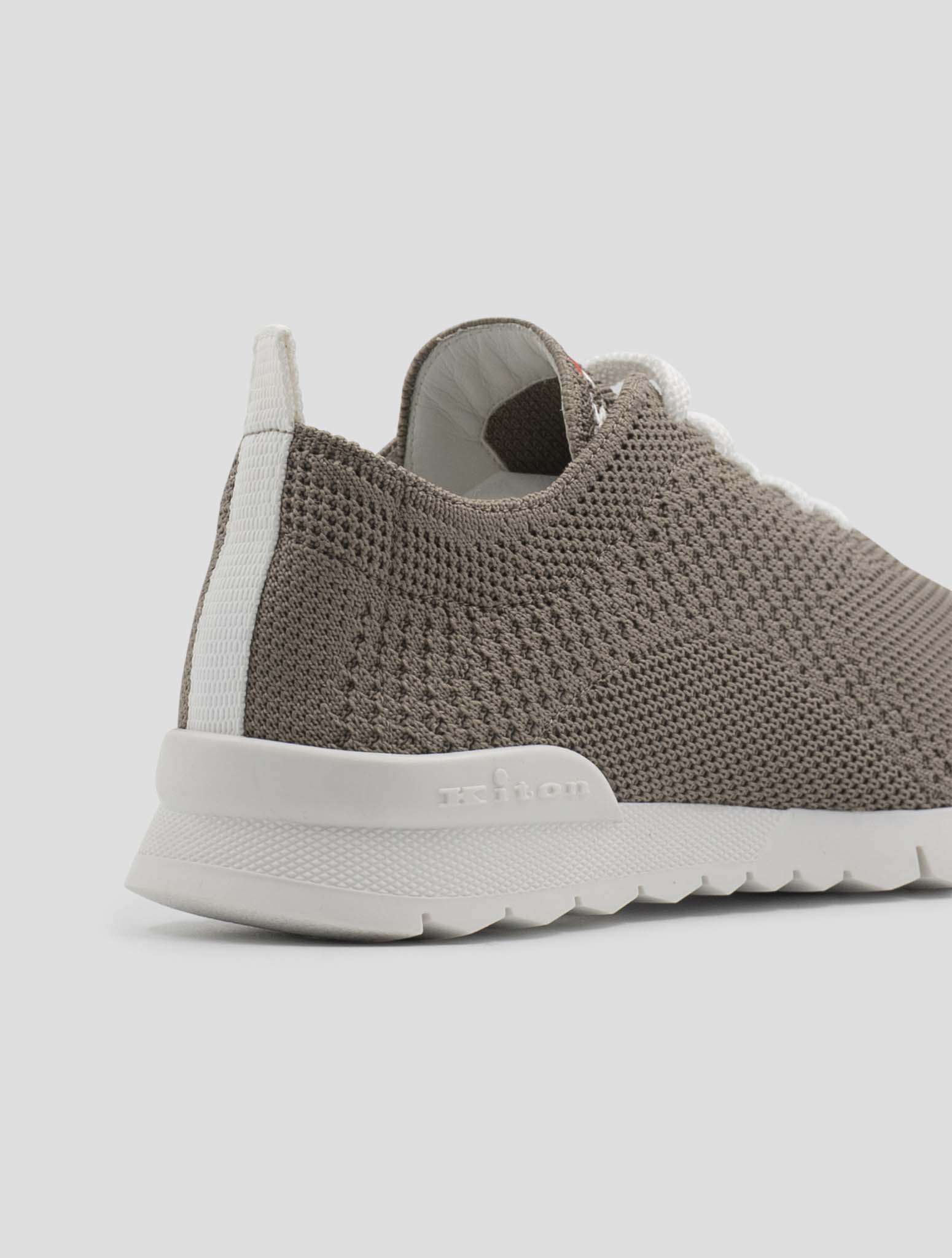 Kiton Brown Cotton Ea Sneakers Women