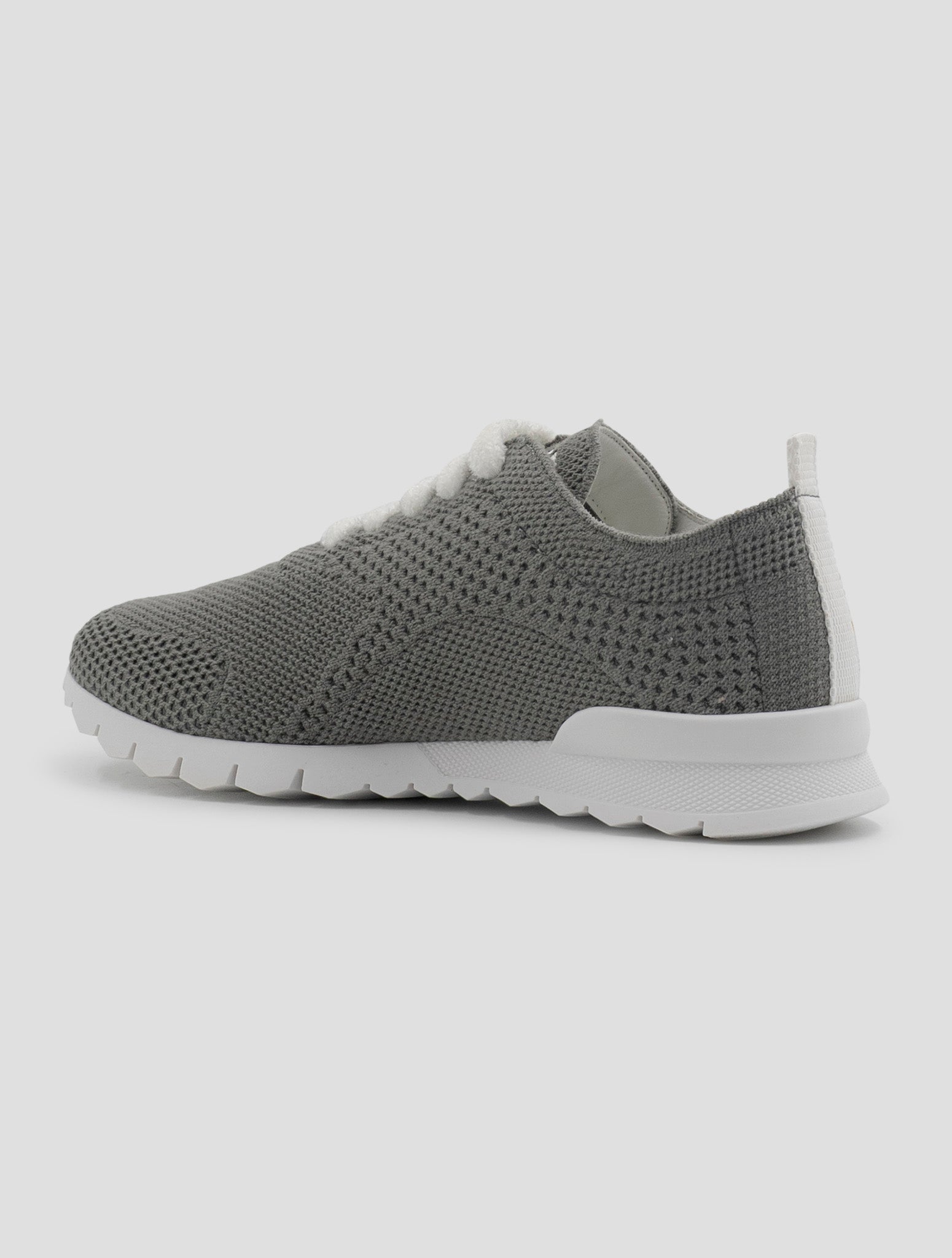 Kiton Gray Cashmere Pl Sneakers Women