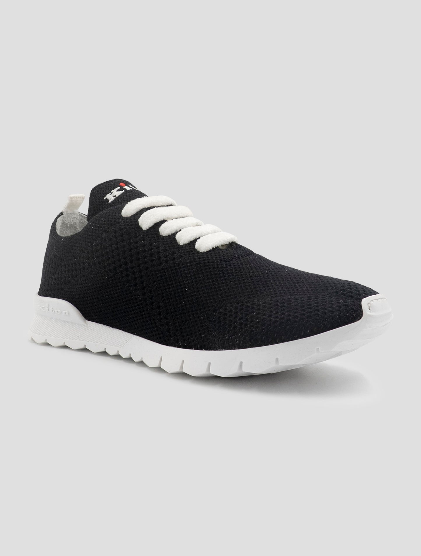 Kiton Black Cashmere Pl Sneakers Women