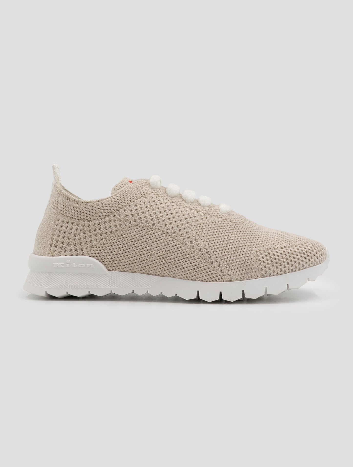 Kiton Beige Cashmere Pl Sneakers Women