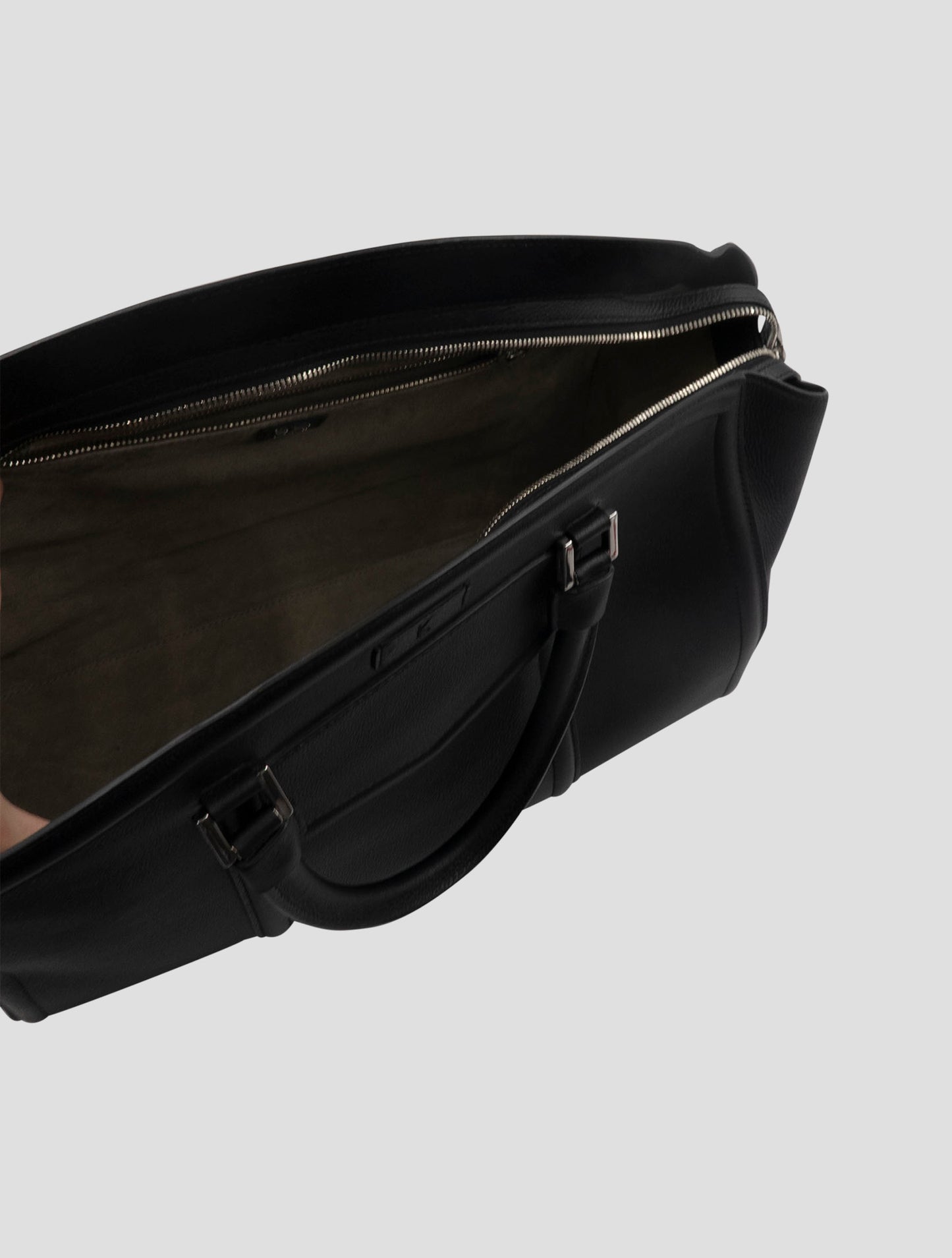 Kiton Green Leather Bag Women