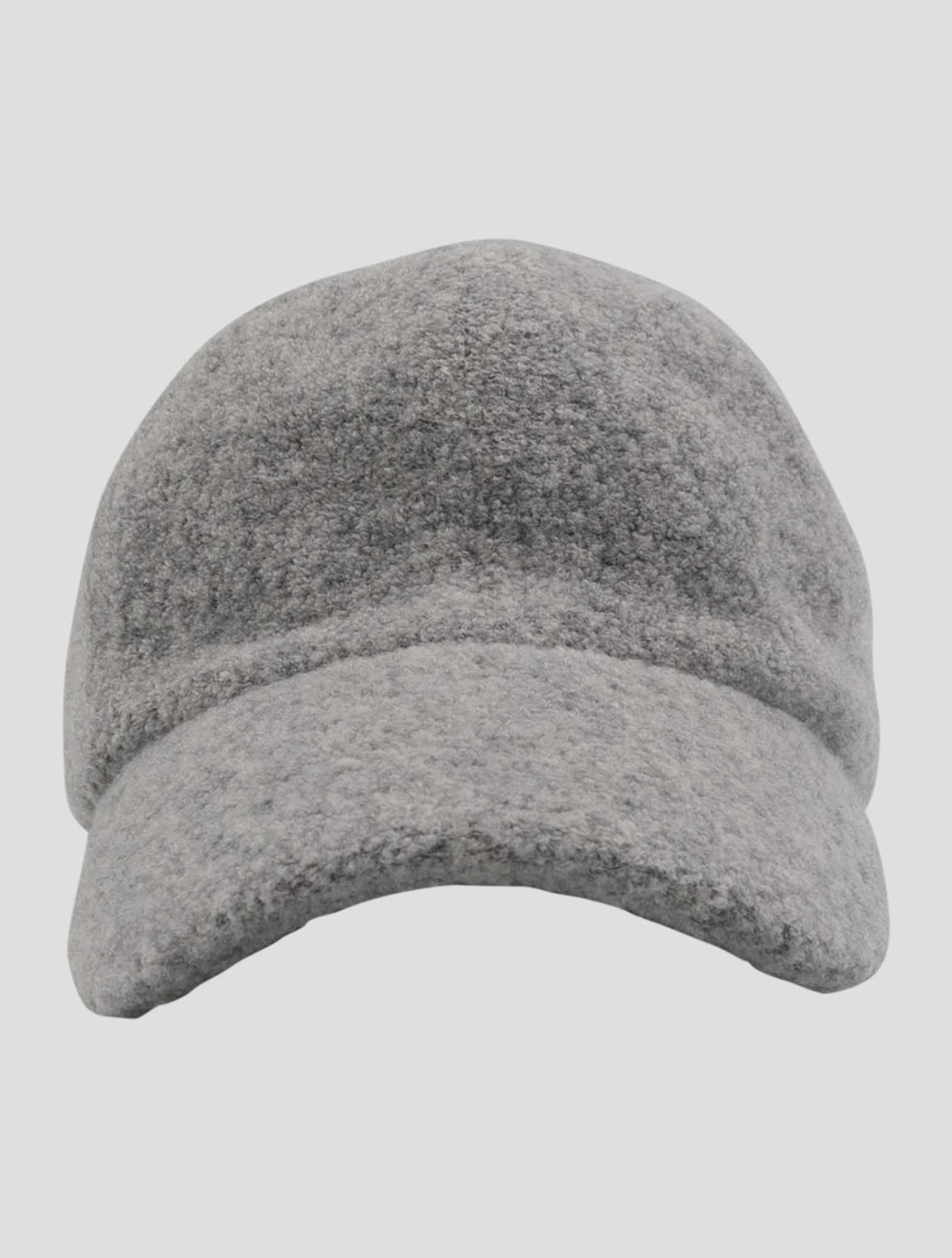 Kiton Gray Wool Baseball Cap Women