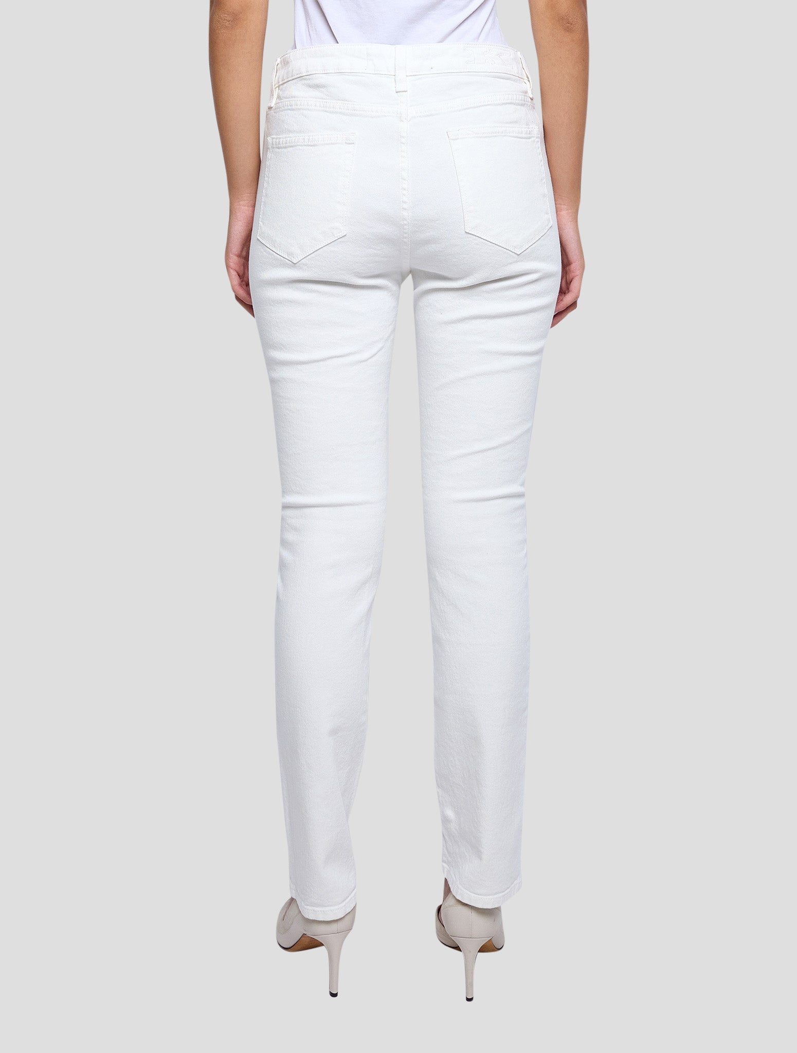 Kiton White Cotton Ea Jeans Women