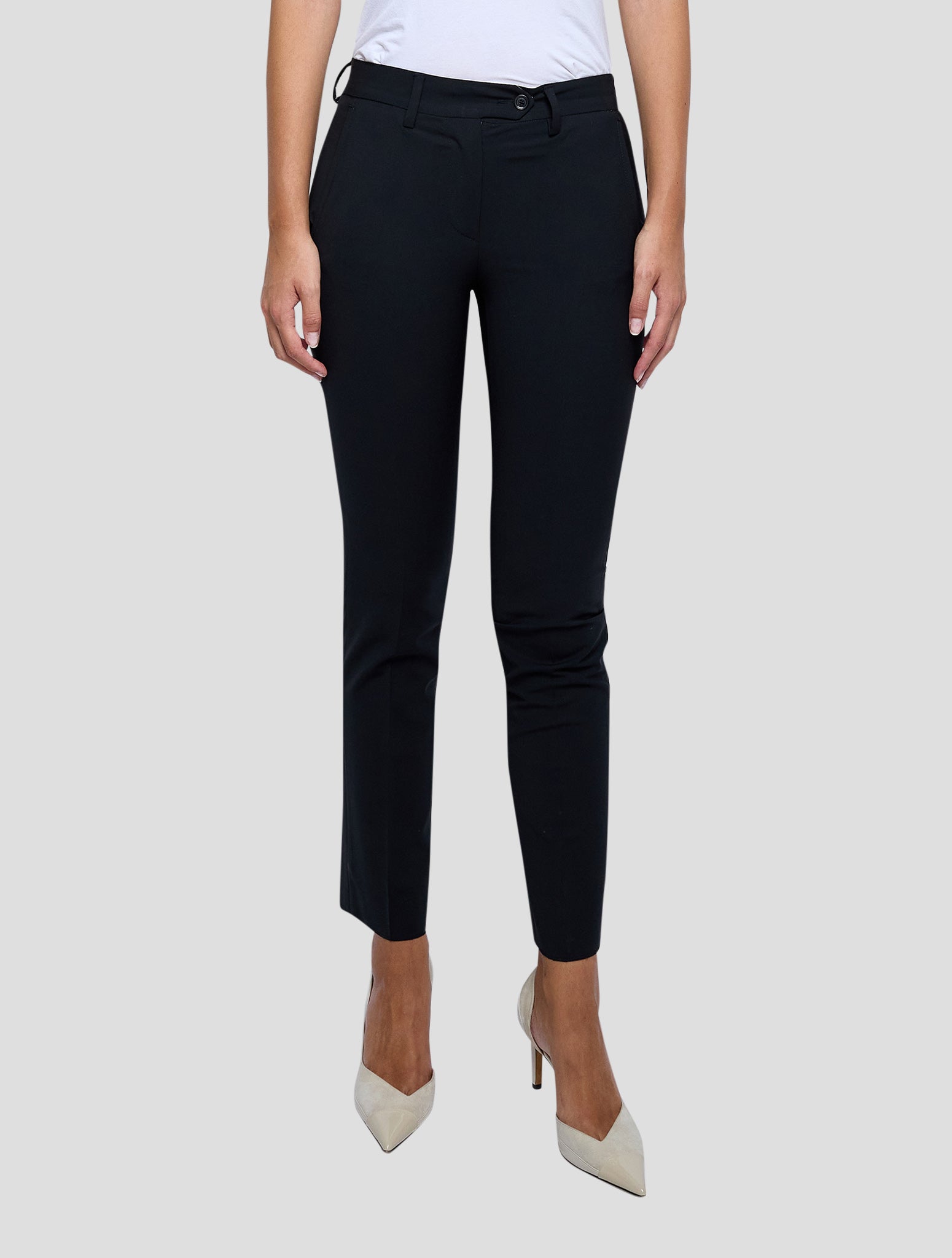 Kiton Black Wool Mohair Ea Pants Women