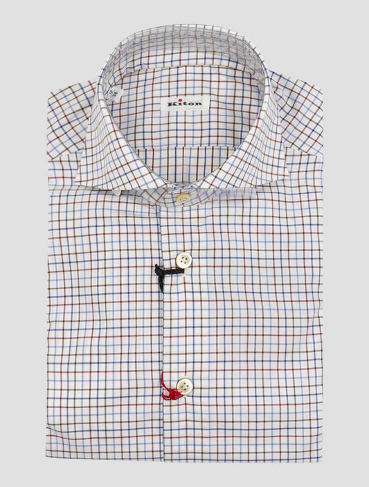 Kiton Multicolor Cotton Shirt Nerano