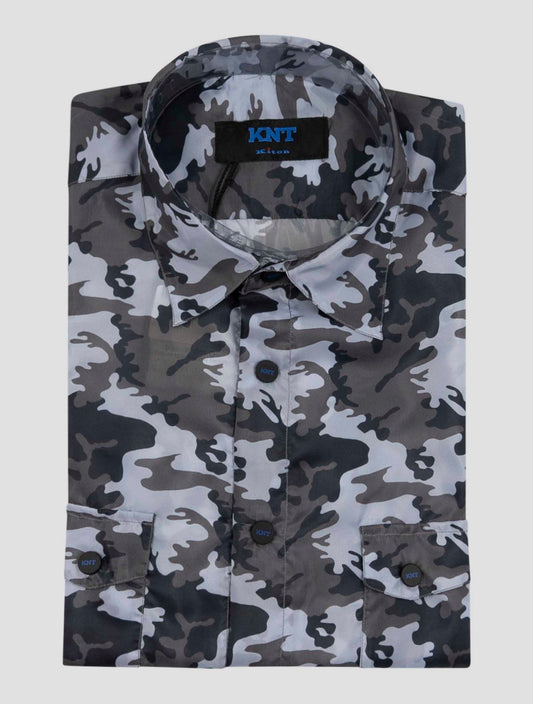 Kiton Knt Multicolor Pl Shirt