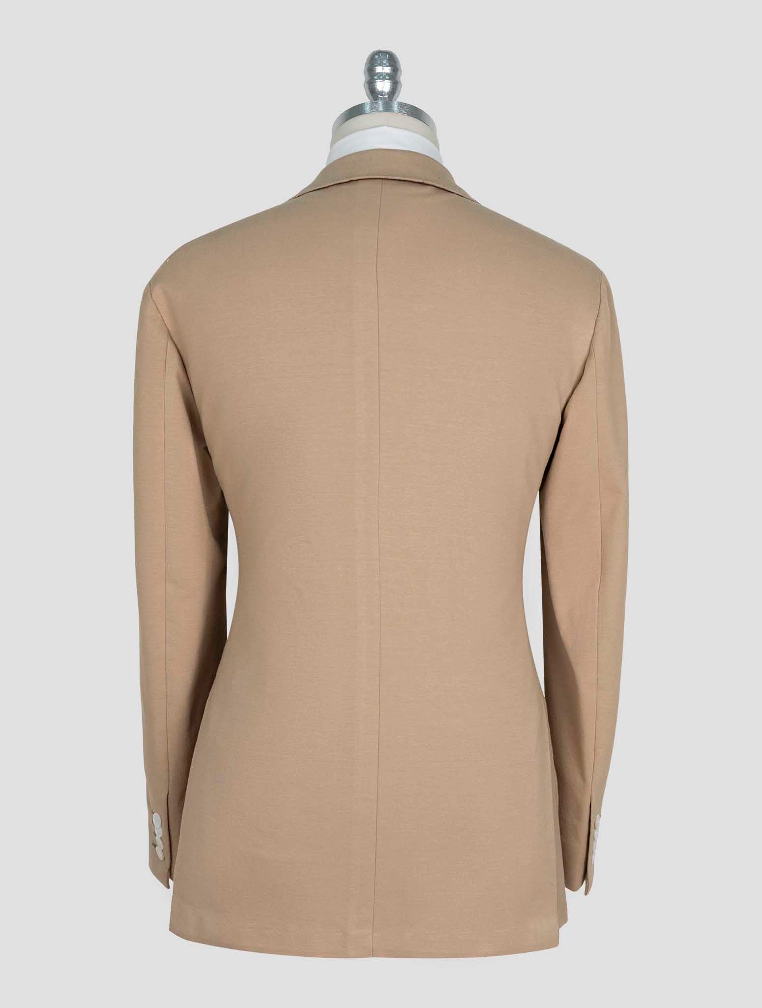 Kiton Brown Cotton Ea Blazer