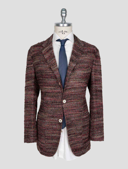 Kiton Multicolor Cashmere Silk Blazer