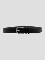 Kiton Black Leather Belt