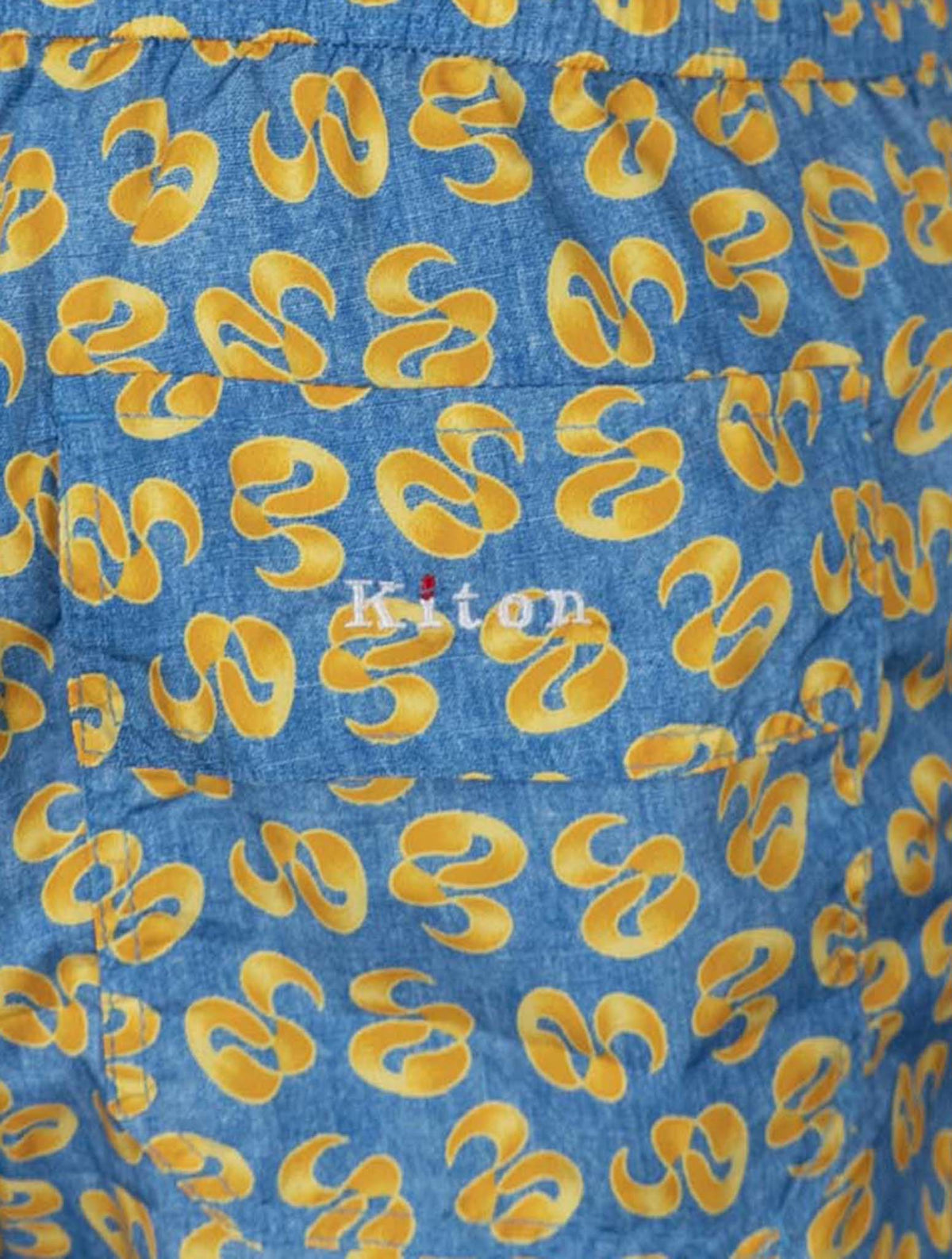 Kiton Yellow Pl Swim Trunks