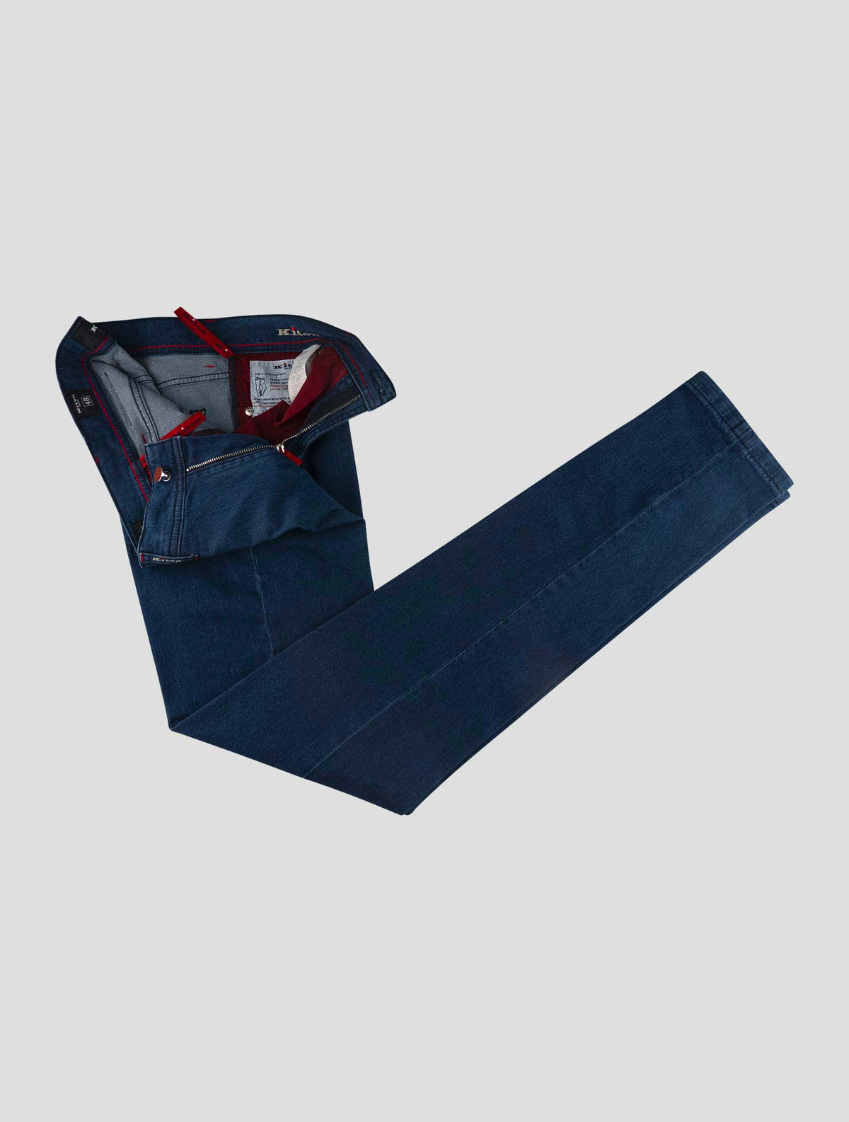 Kiton Blue Cotton Ea Jeans