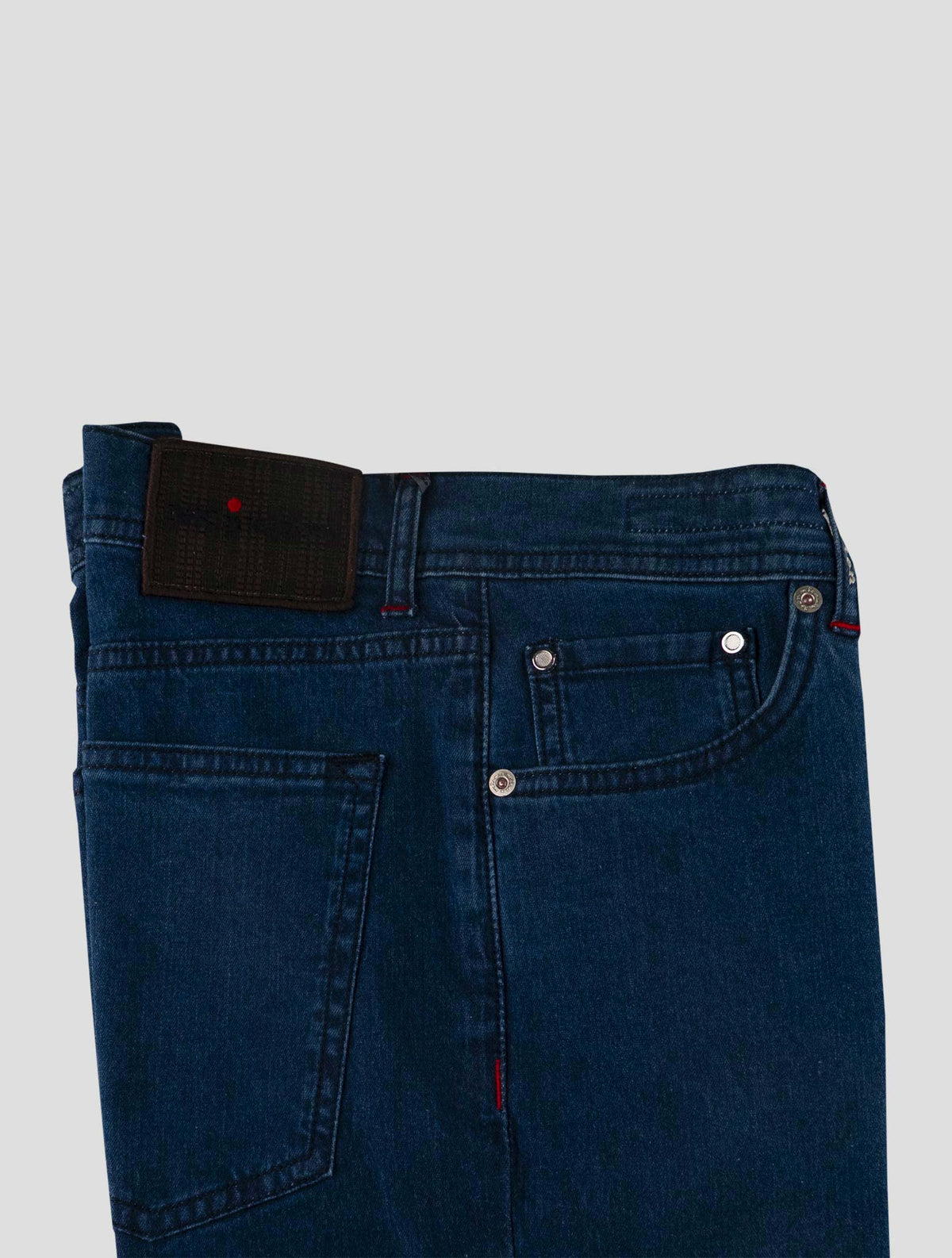 Kiton Blue Cotton Ea Jeans
