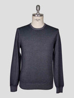 Kiton Gray Wool Sweater Crewneck