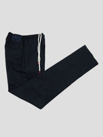 Kiton Blue Virgin Wool Pa Ea Pants