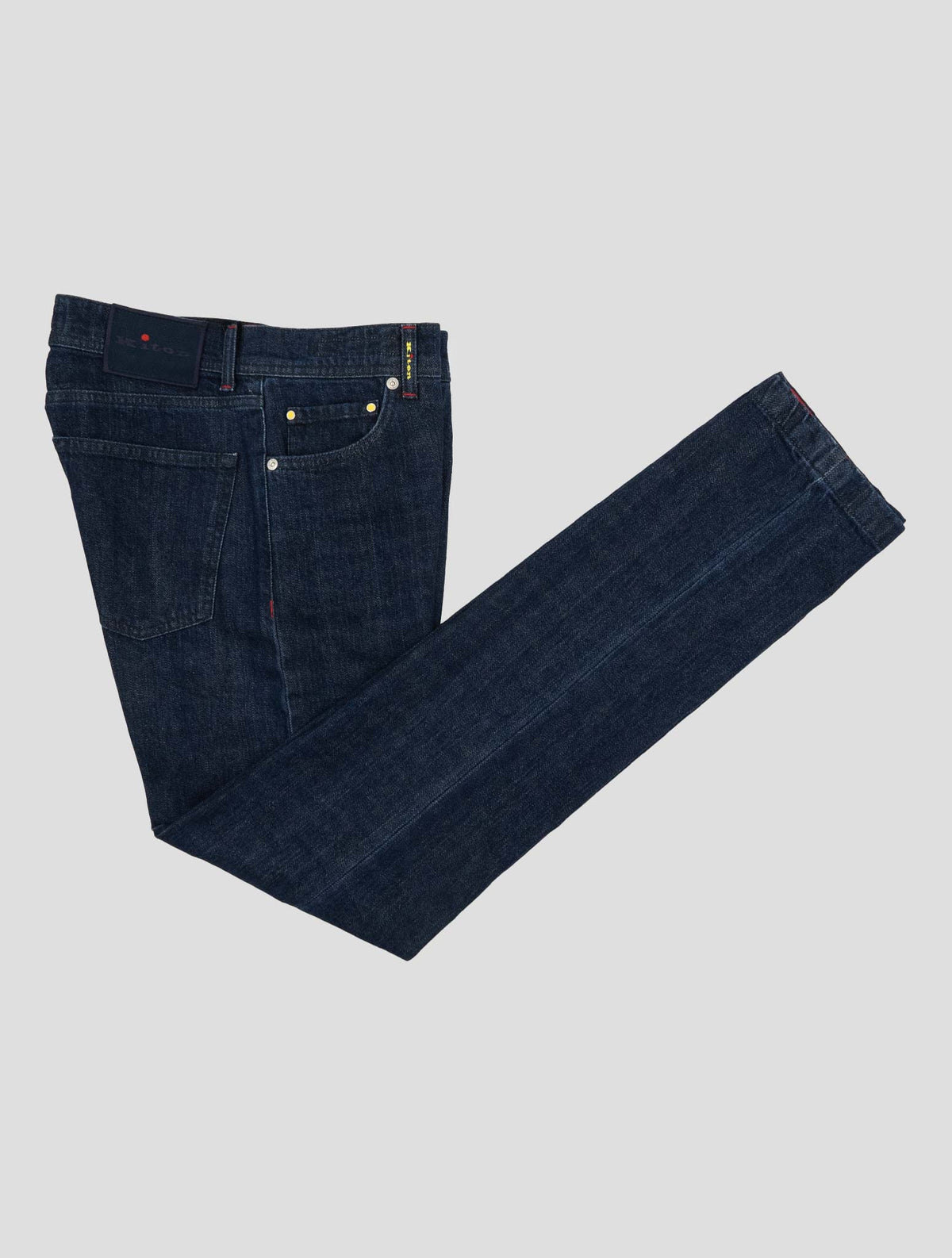 Kiton Blue Cotton Ea Pants