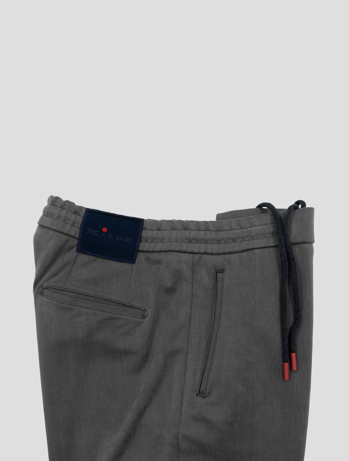 Kiton Gray Cupro Pl Nylon Ea Pants
