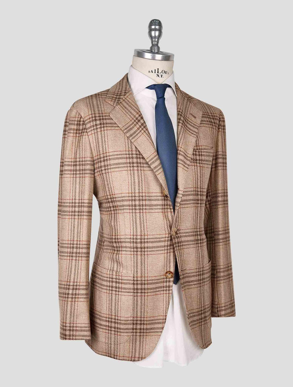 Kiton Brown Cashmere Blazer