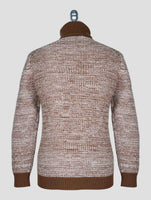 Kiton Brown Cashmere Sweater Turtleneck