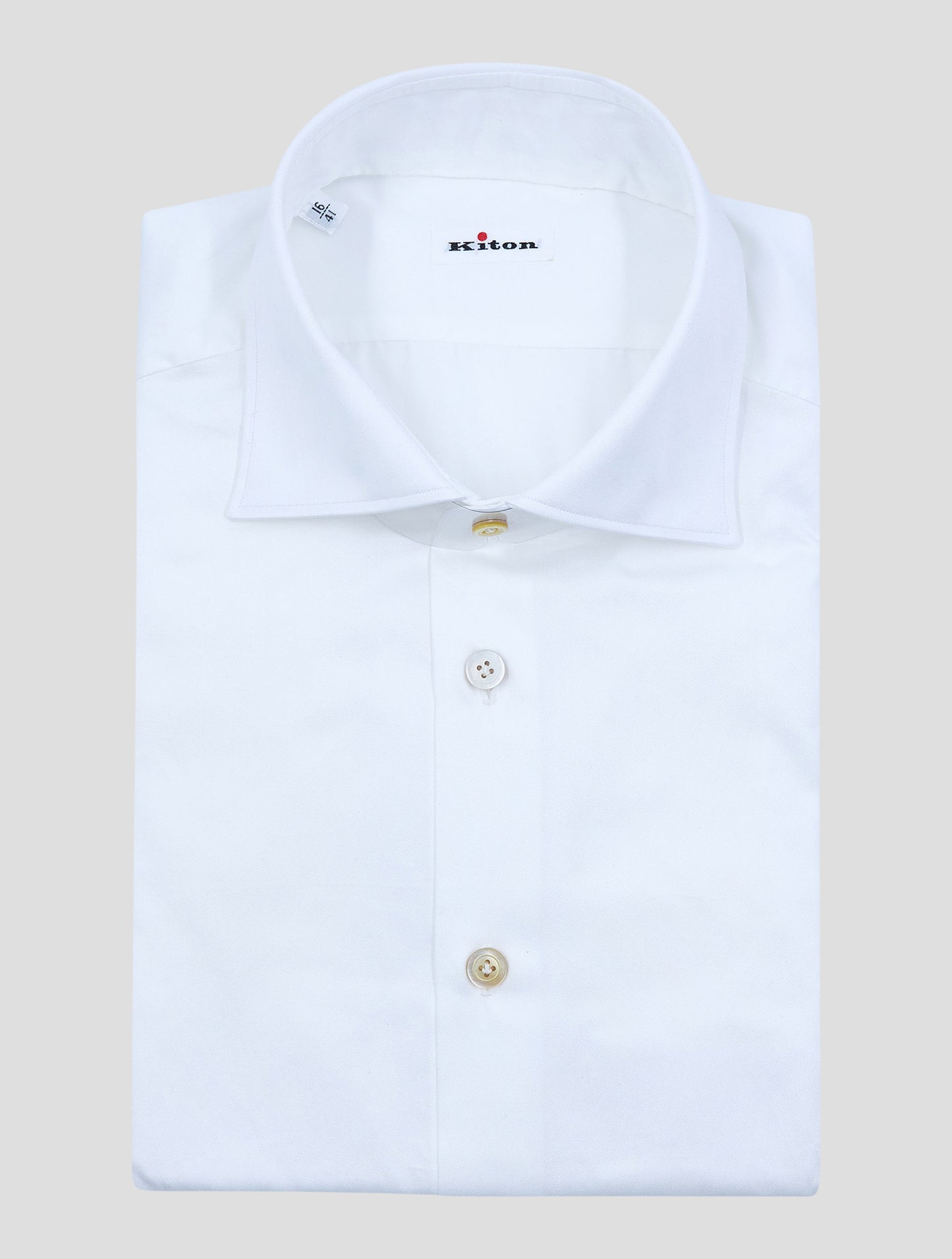 Kiton Light Blue Cotton Shirt