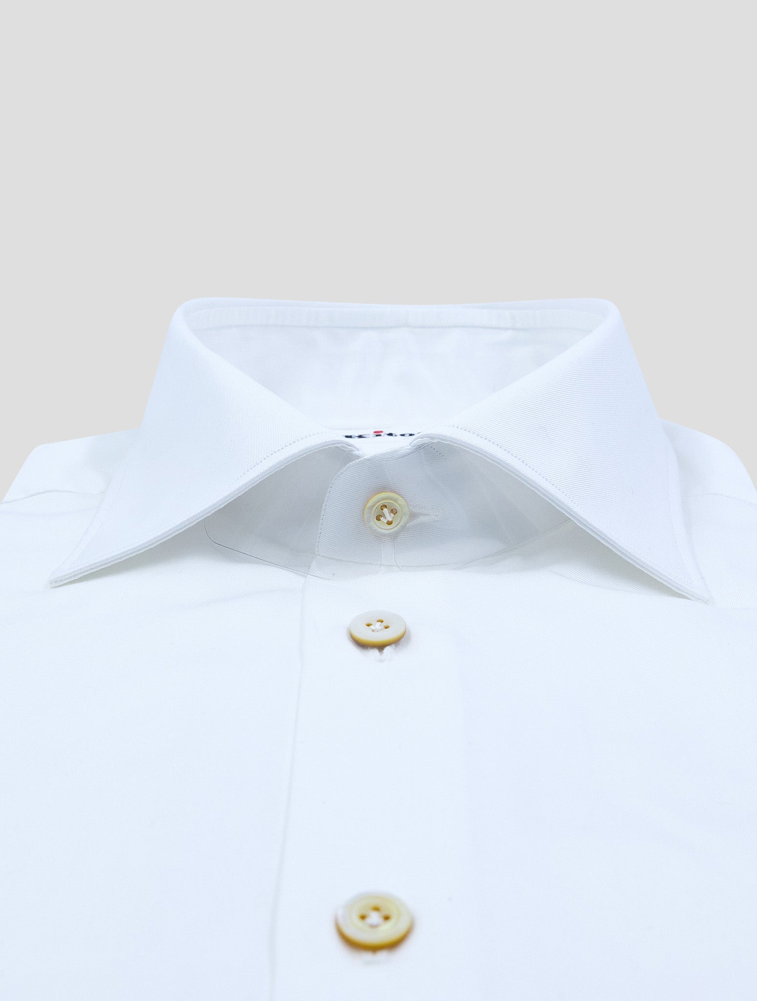 Kiton Light Blue Cotton Shirt