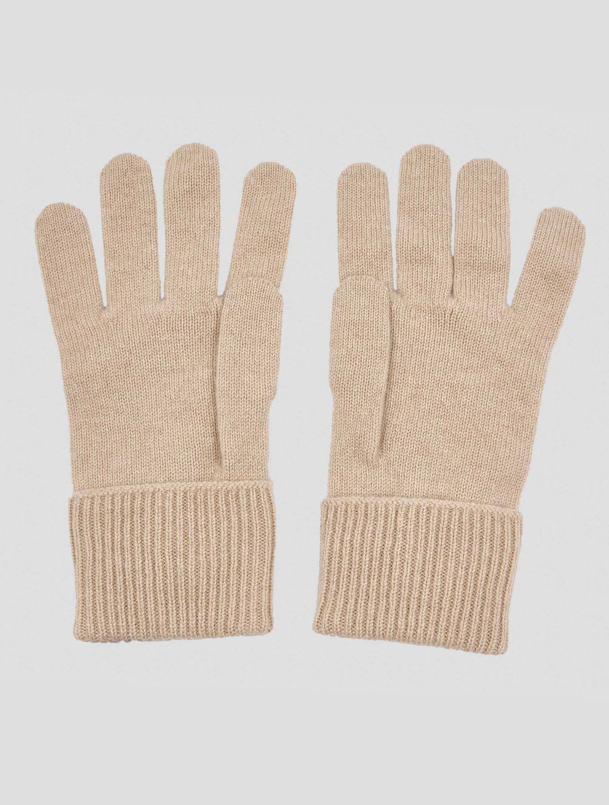 Kiton Beige Cashmere Gloves