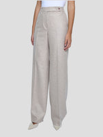 Kiton Beige Cashmere Pants Women