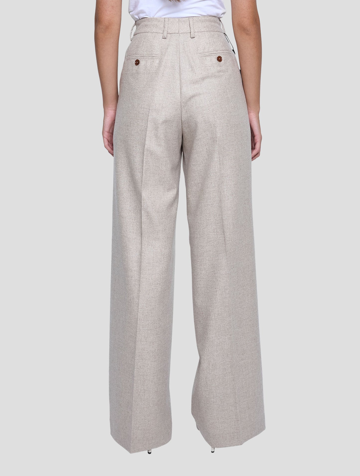 Kiton Beige Cashmere Pants Women