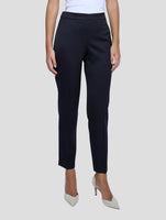 Kiton Black Virgin Wool Ea Pants Women