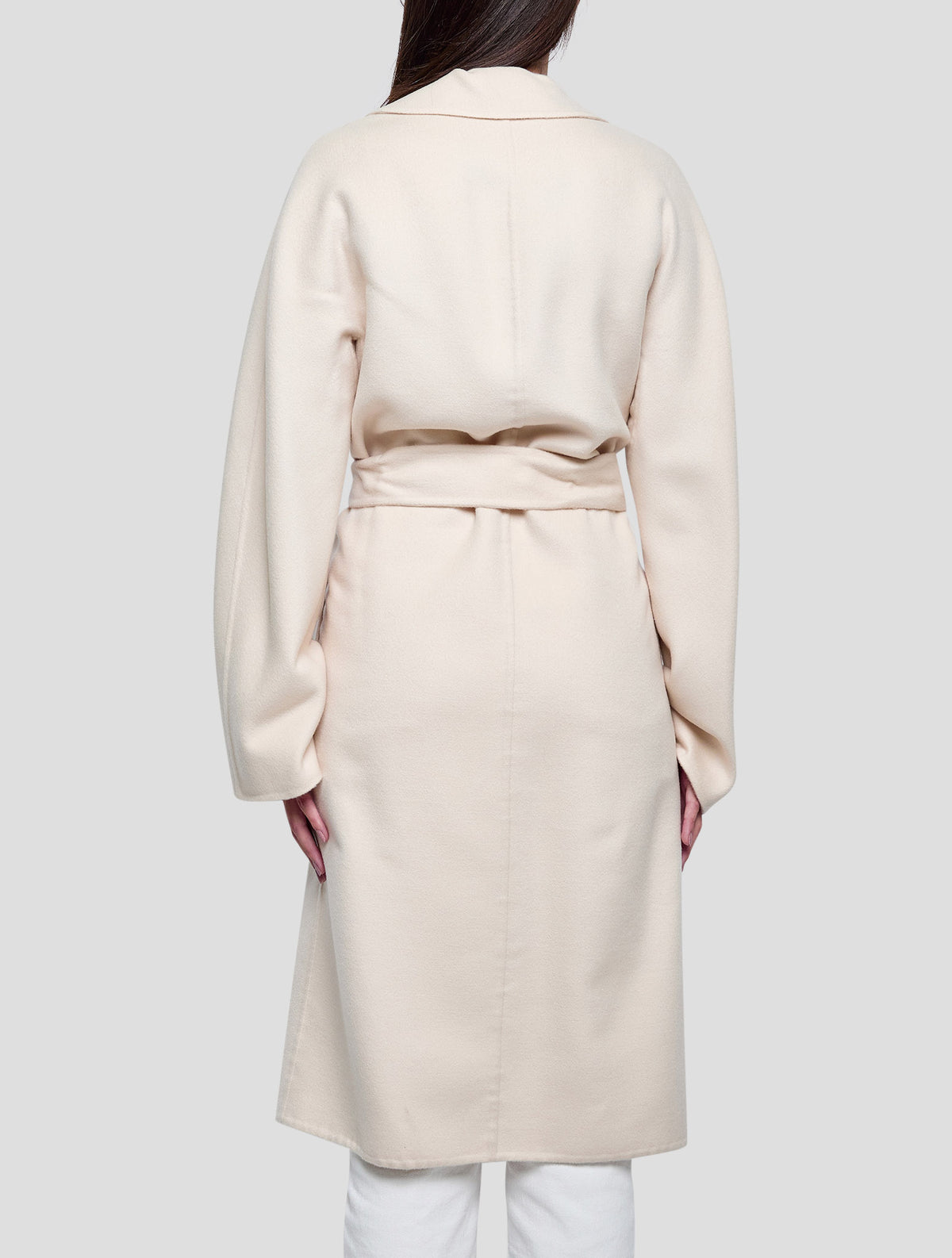 Kiton Beige Cashmere Overcoat Women