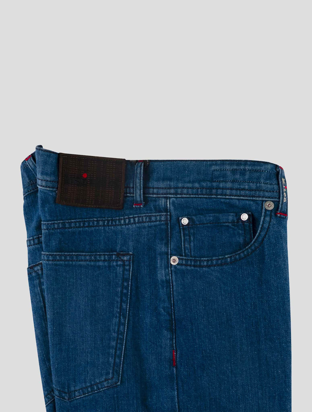 Kiton Blue Cotton Ea Jeans