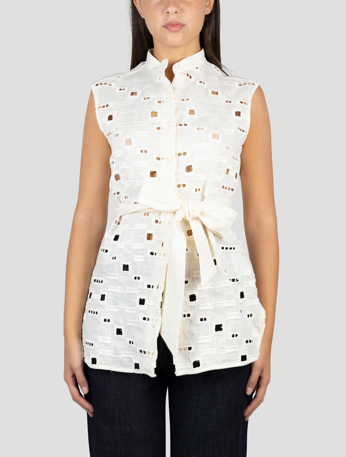 Kiton Beige Linen Shirt