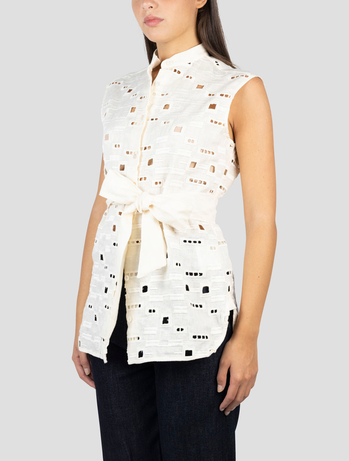 Kiton Beige Linen Shirt