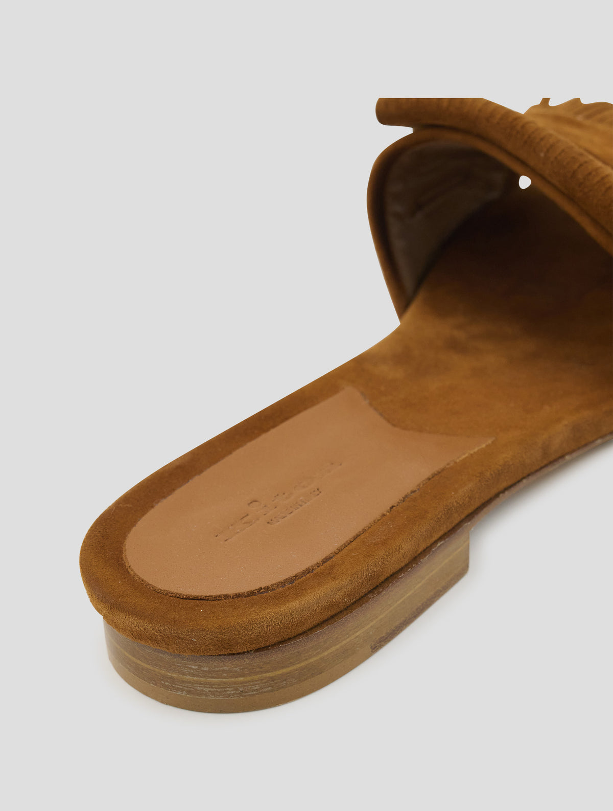Kiton Brown Leather Suede Sandals