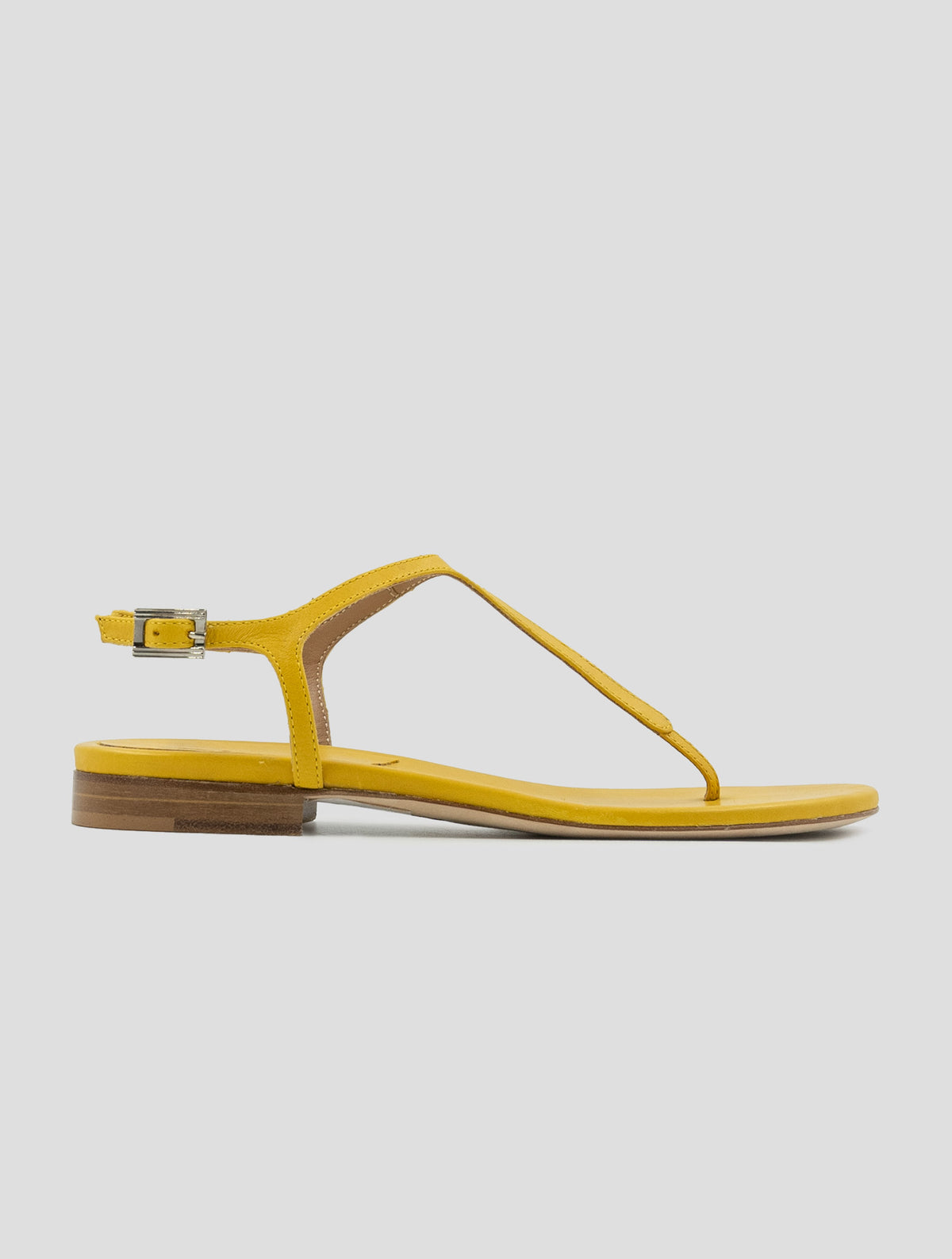 Kiton Yellow Leather Sandals
