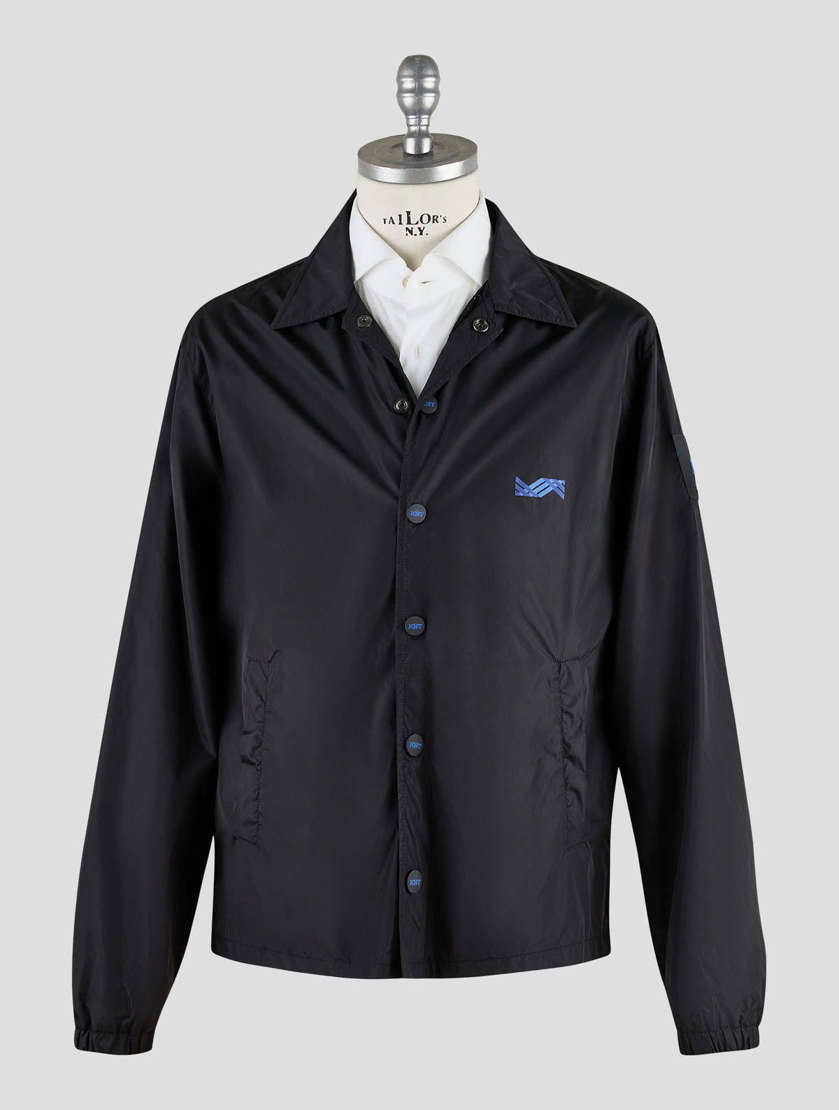 Kiton Knt Black Pa Coat