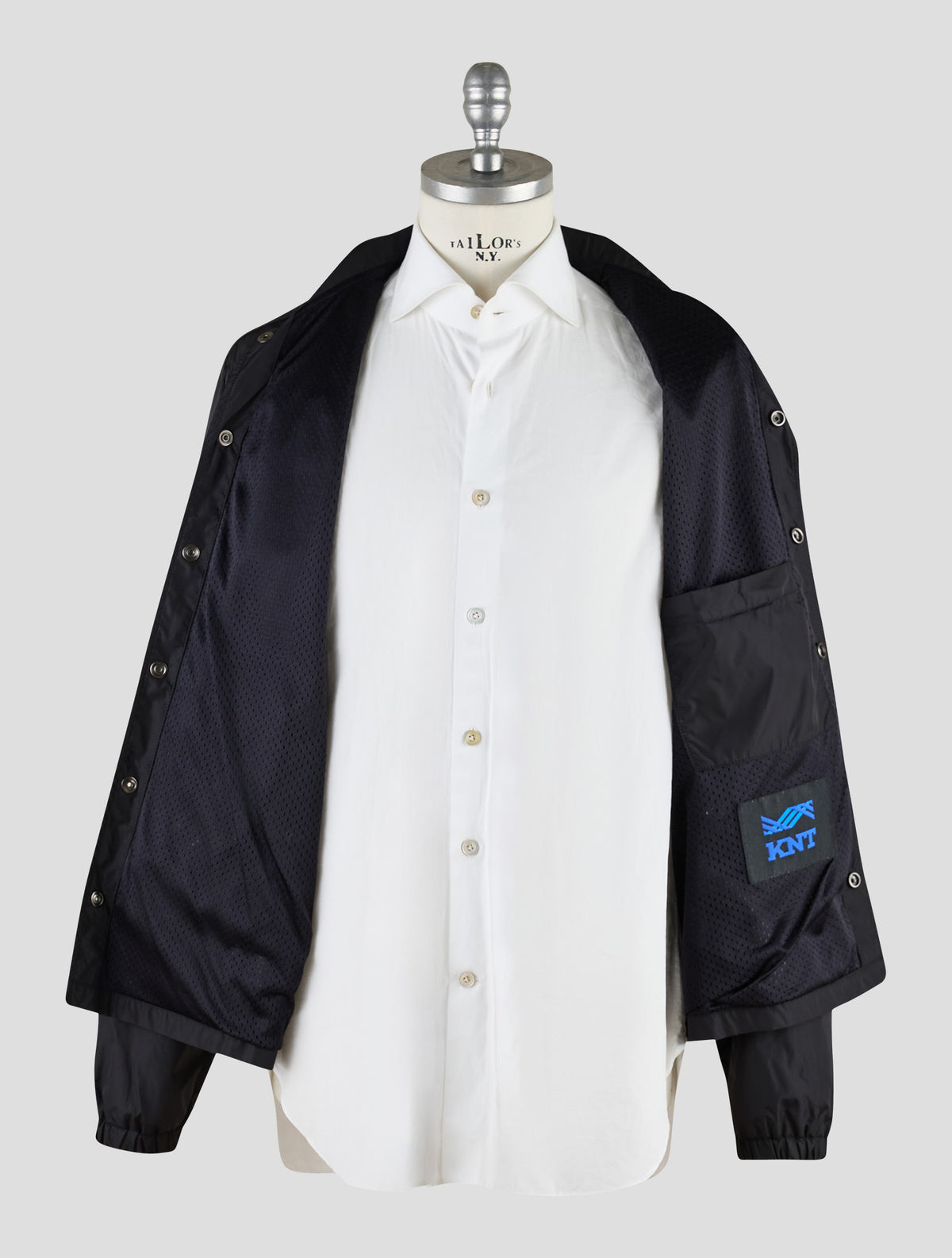 Kiton Knt Black Pa Coat