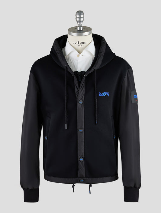 Kiton Knt Black Modal Coat