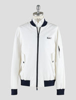 Kiton Knt White Cotton Coat