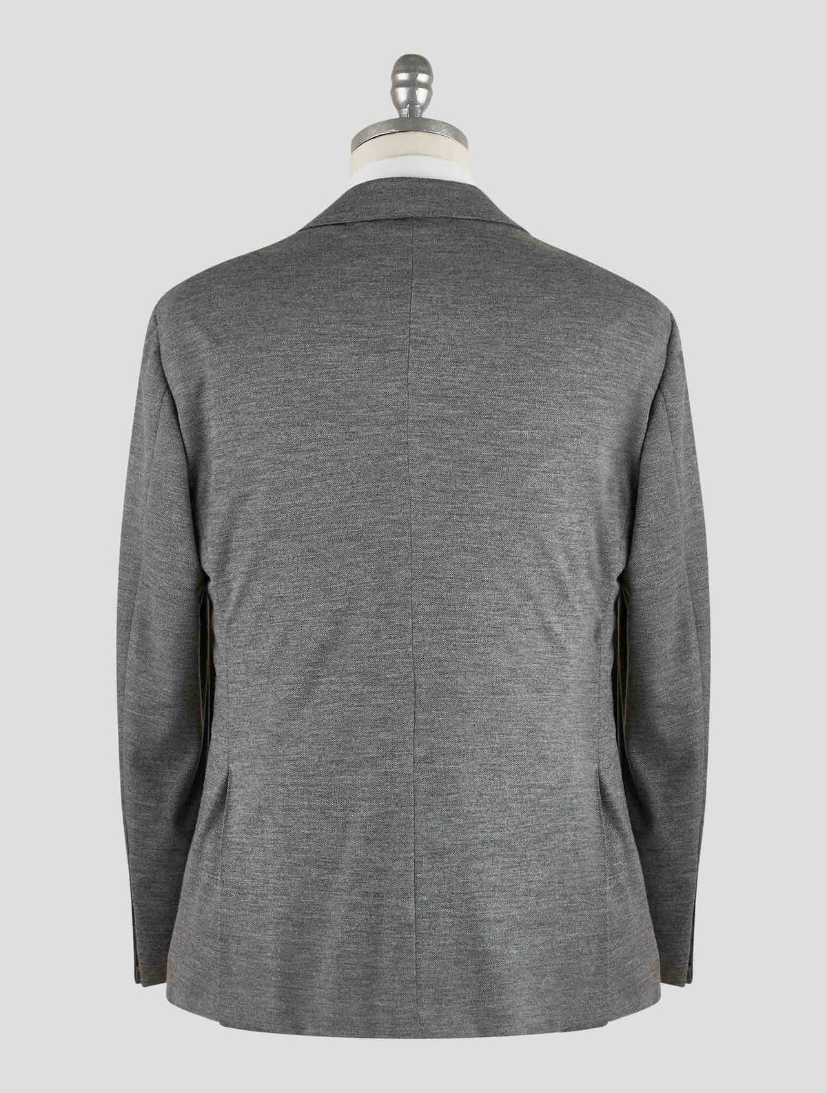 Kiton Knt Gray Cashmere Blazer