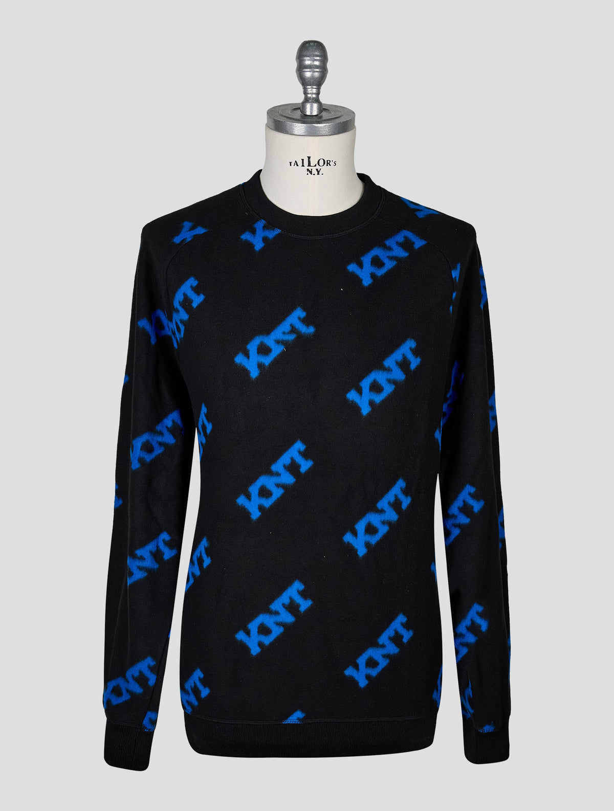 Kiton Knt Blue Pa Sweater Crewneck