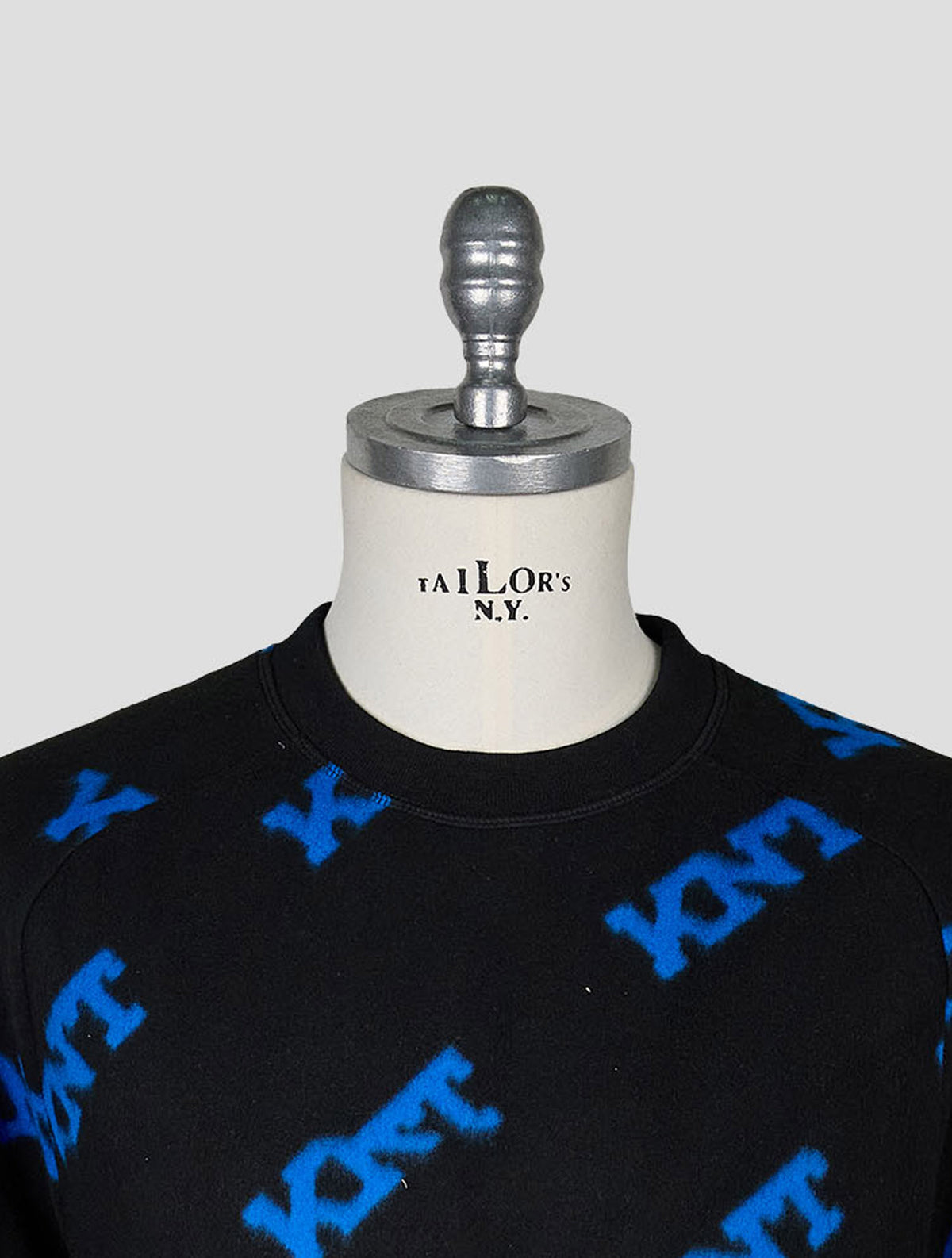 Kiton Knt Blue Pa Sweater Crewneck