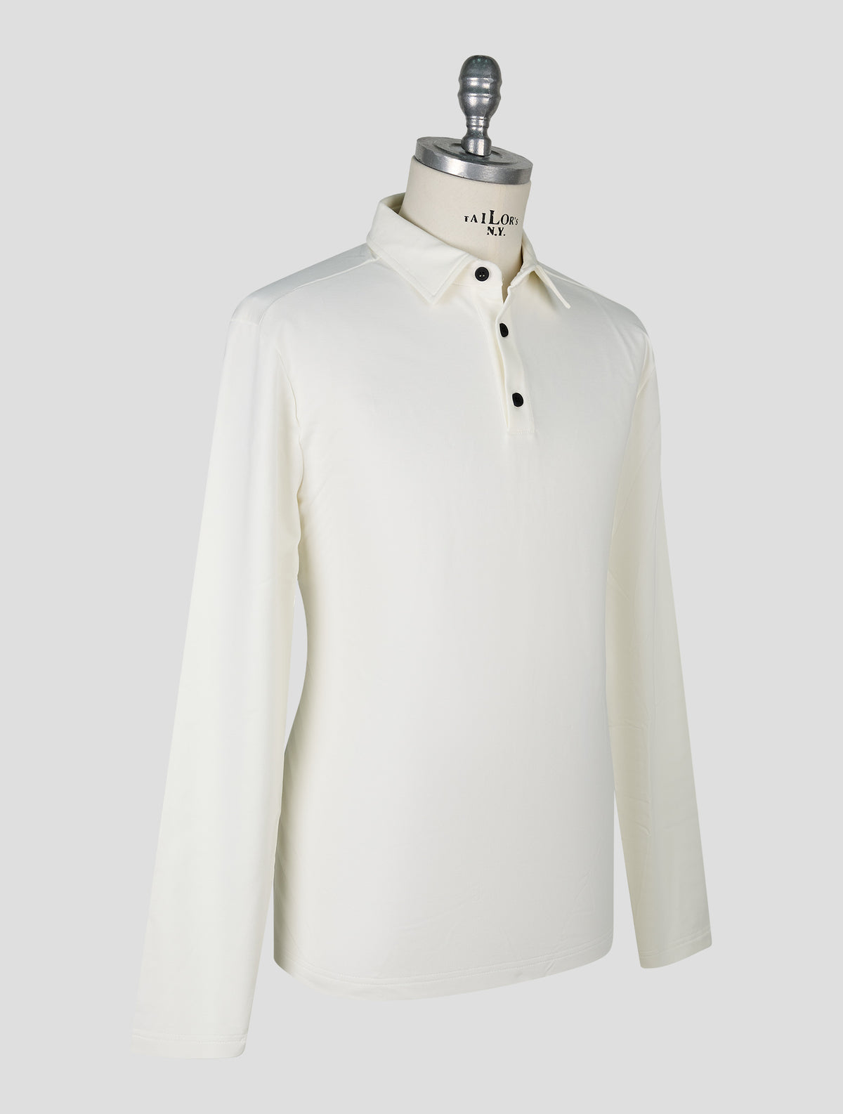 Kiton knt White Cotton Ea Sweater Polo