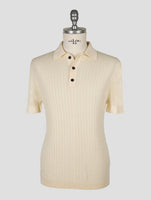 Kiton Knt White Virgin Wool Silk Polo