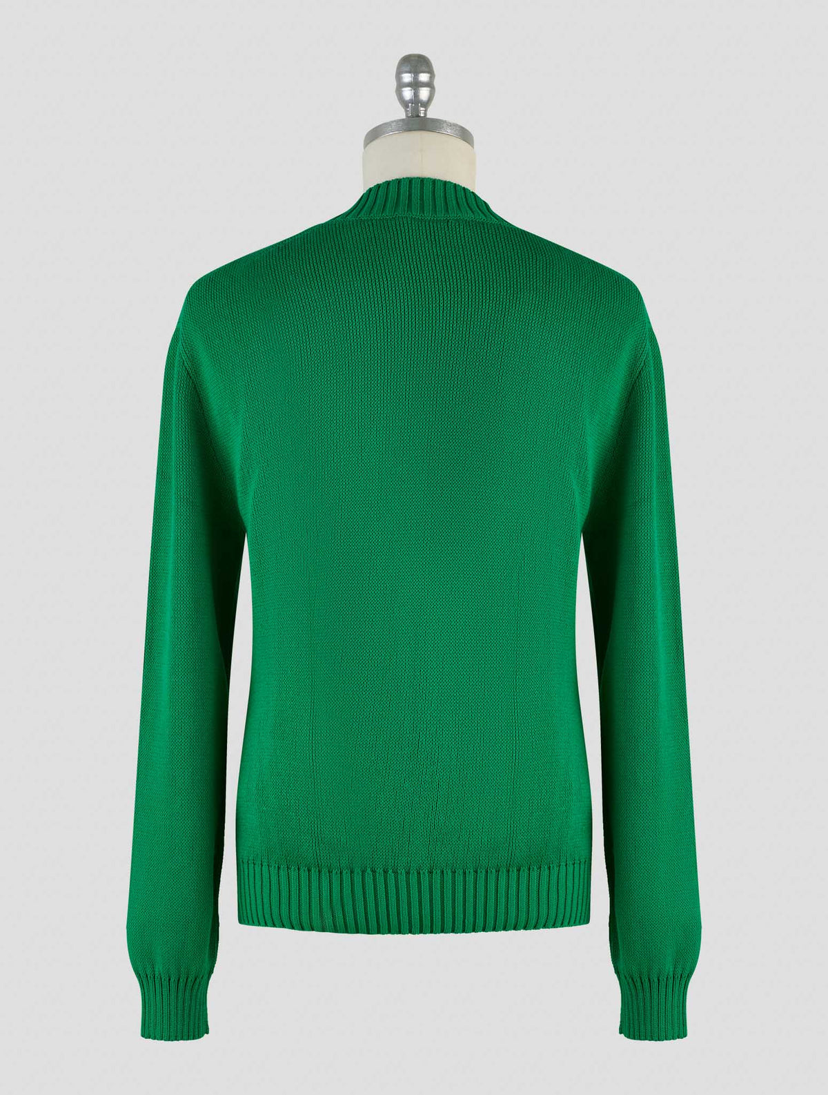 Kiton Knt Green Cotton Cardigan