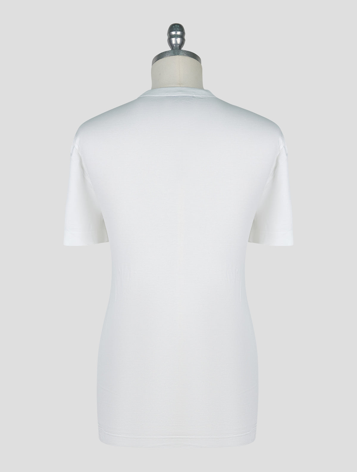 Kiton Knt White Cotton T-Shirt
