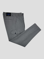 Kiton Knt Gray Wool Dress Pants