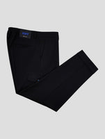 Kiton Knt Black Wool Dress Pants