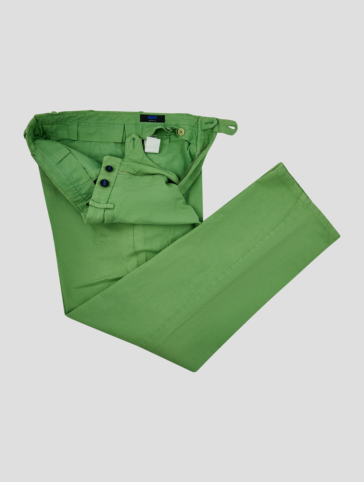 Kiton Knt Green Cotton Pants
